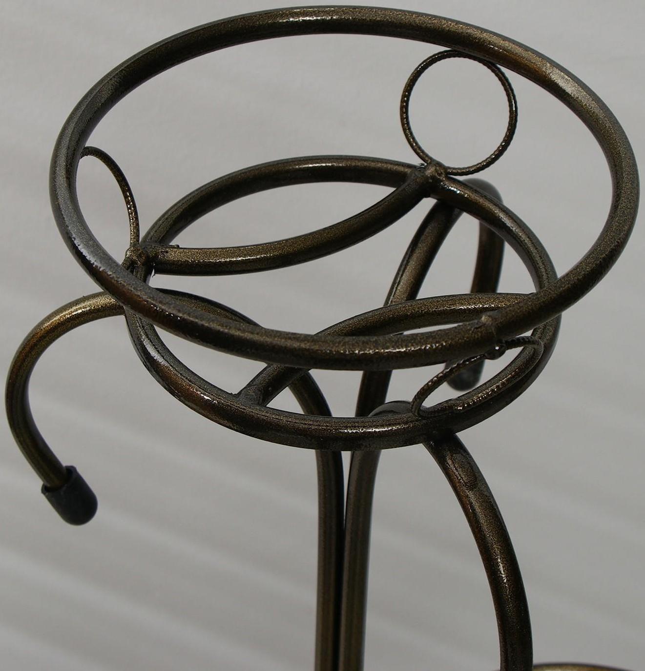 Подставка для цветов, напольная, на 4 горшка, d = 13 см, бронзовая, «Маркиз»