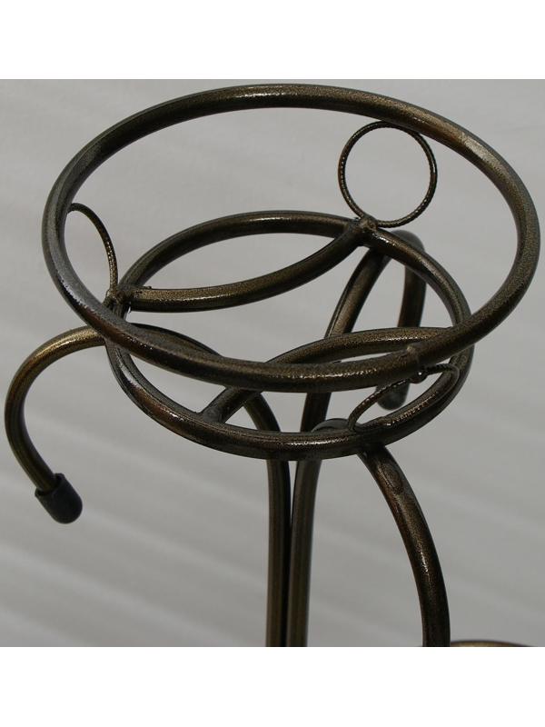 Подставка для цветов, напольная, на 4 горшка, d = 13 см, бронзовая, «Маркиз»