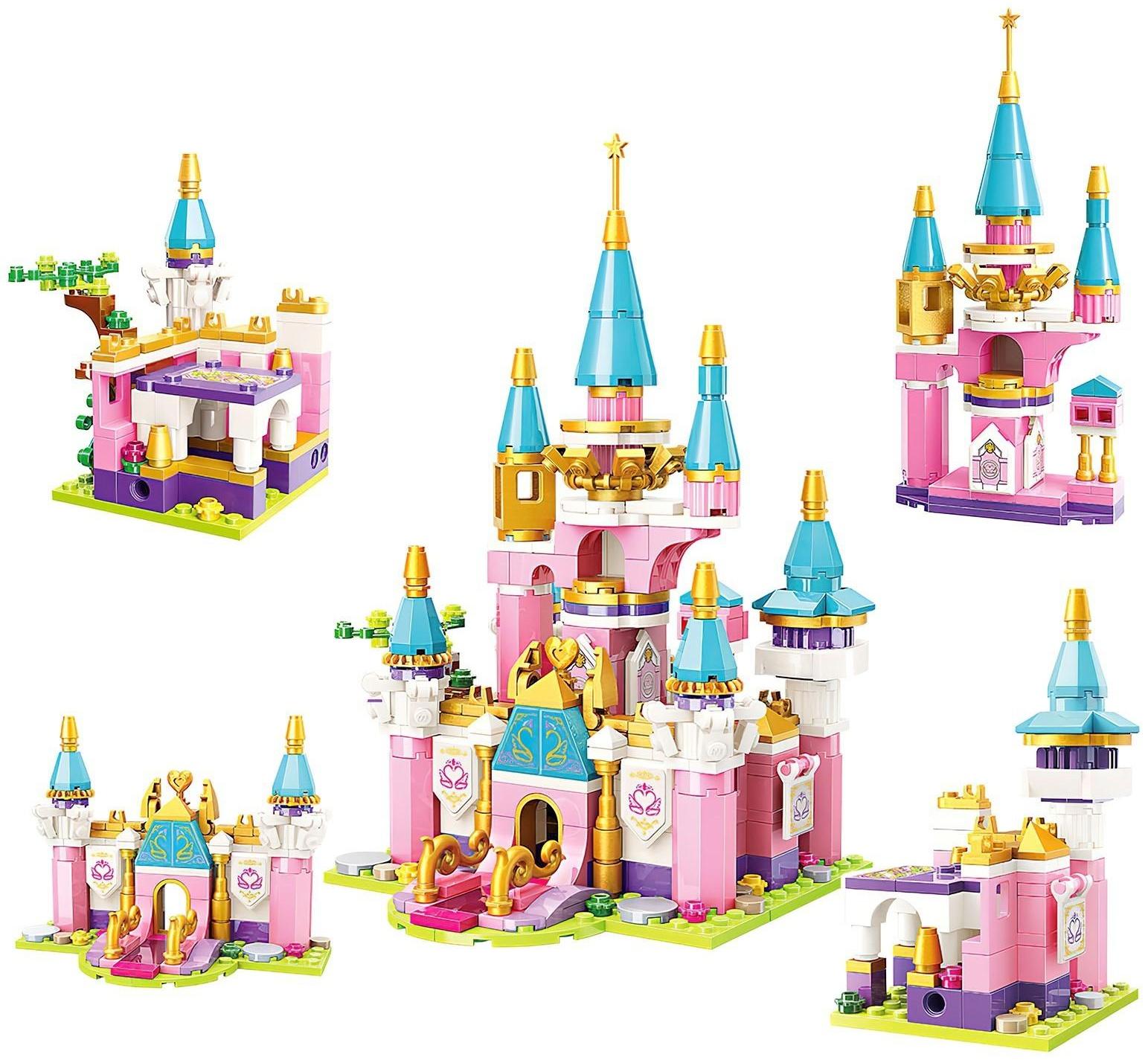 Конструктор Принцессы, 4 вида МИКС