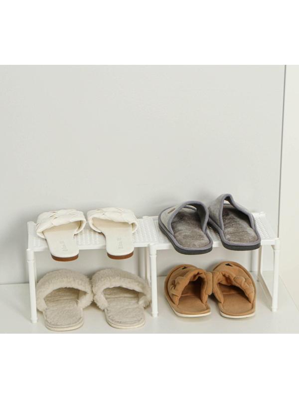 Подставка раздвижная «Лофт», 31×19,5×17 см, цвет белый