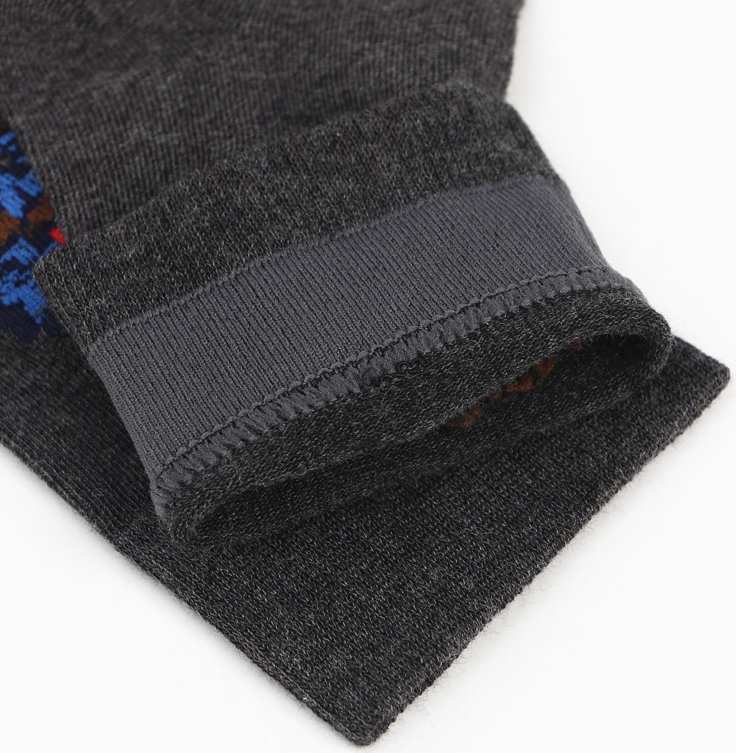 Носки мужские, цвет серый/мишка, размер 44-45