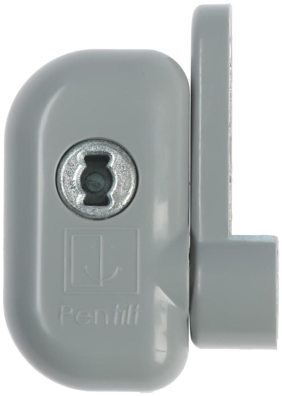 Замок блокирующий для окон Pentilt, с ключом, серый