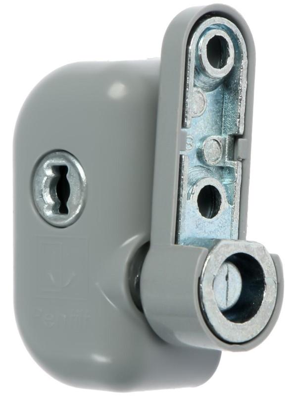 Замок блокирующий для окон Pentilt, с ключом, серый