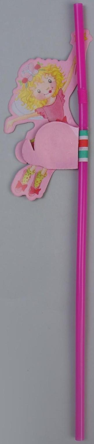 Трубочки для коктейля «Девочка», пластиковые, в наборе 6 штук