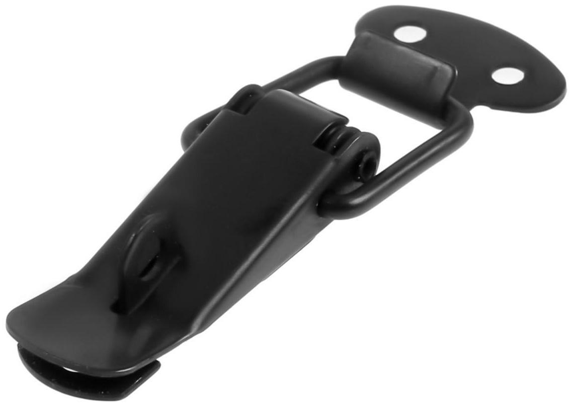 Замок-защелка на ящик, 4,5 см, железный, цвет черный, с проушиной,10 шт