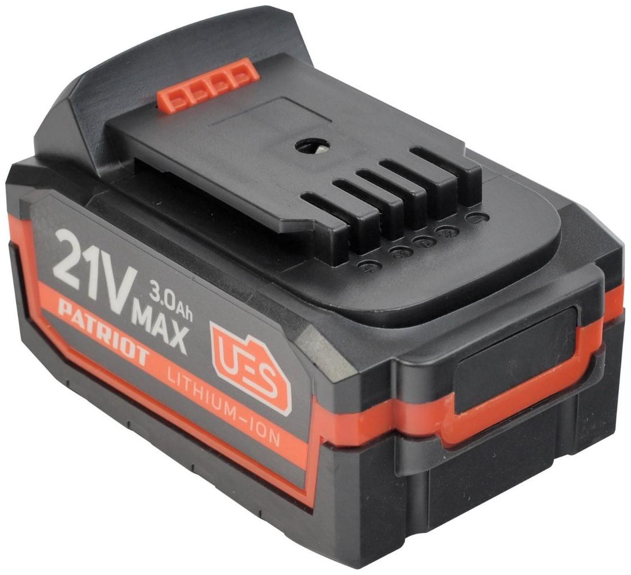 Аккумулятор PATRIOT PB BR 21V, 21 В, Li-ion, 3 Aч, UES, тонкая зарядка