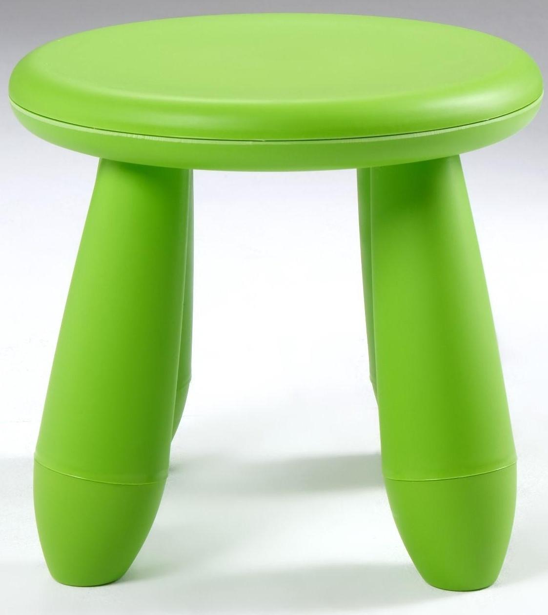 Табурет детский пластиковый, LXS-302, Зеленый