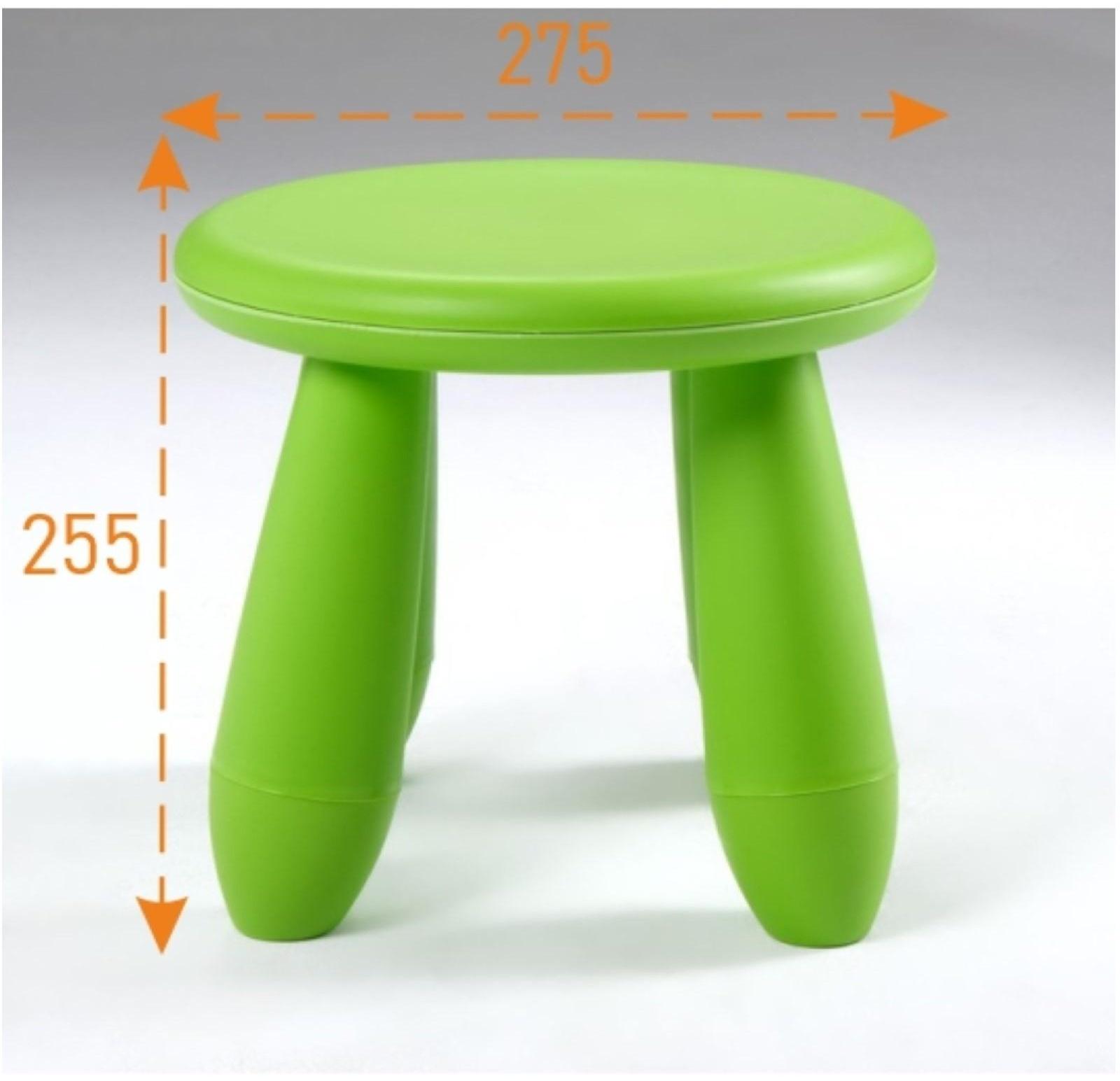 Табурет детский пластиковый, LXS-302, Зеленый
