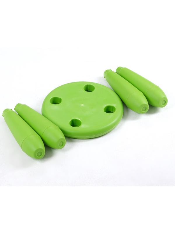 Табурет детский пластиковый, LXS-302, Зеленый