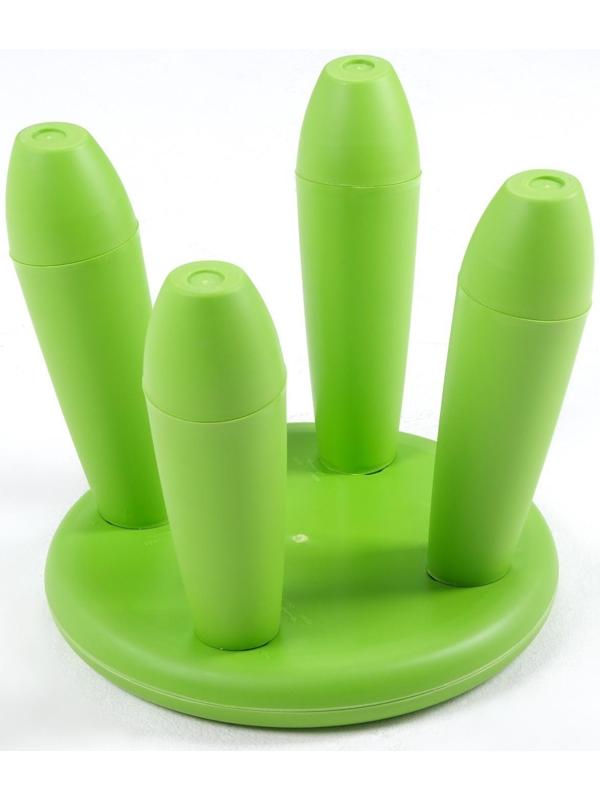 Табурет детский пластиковый, LXS-302, Зеленый