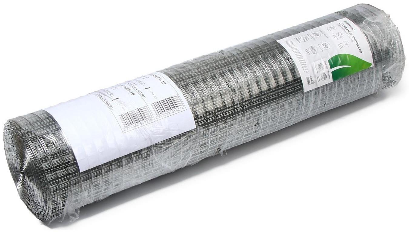 Сетка оцинкованная, сварная, 25 × 1 м, ячейка 25 × 25 мм, d = 1 мм, Greengo