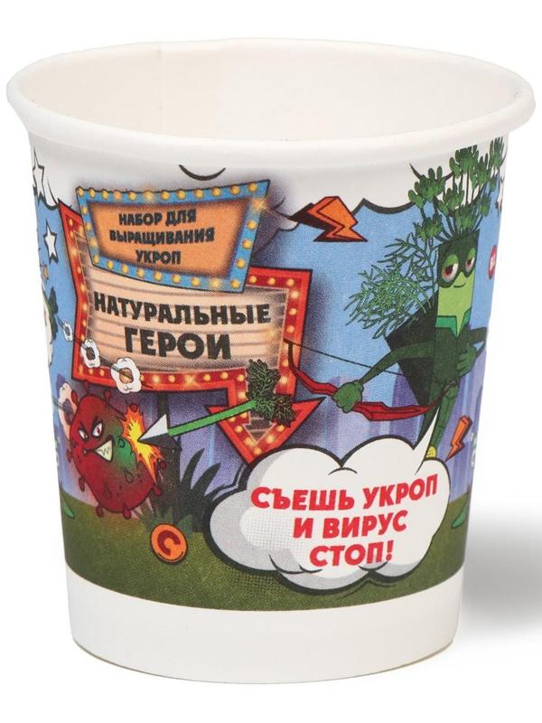 Набор для выращивания микрозелени «Натуральные Герои», укроп