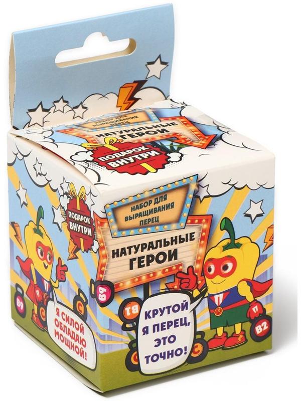 Набор для выращивания микрозелени «Натуральные Герои», перец