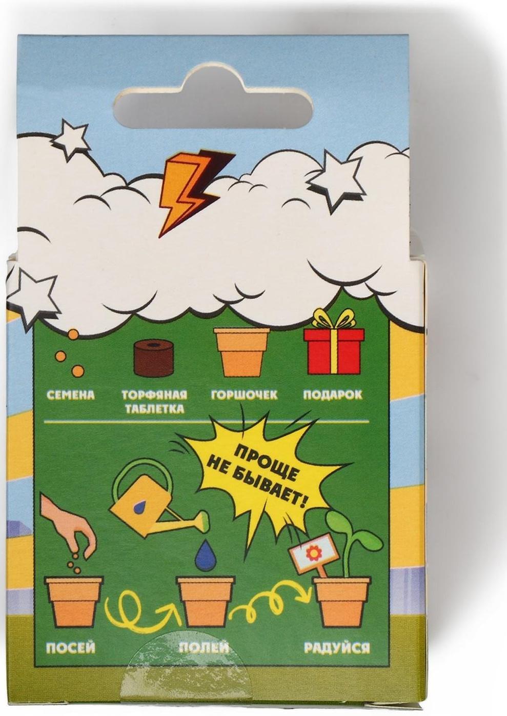 Набор для выращивания микрозелени «Натуральные Герои», томат