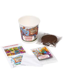 Набор для выращивания микрозелени «Натуральные Герои», огурец