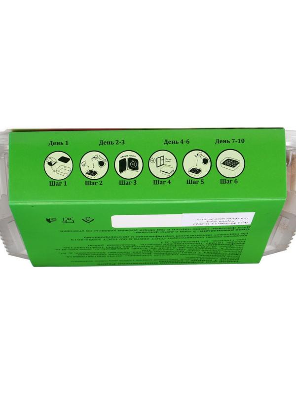 Набор для выращивания микрозелени: семена Индау, лоток, джутовый коврик