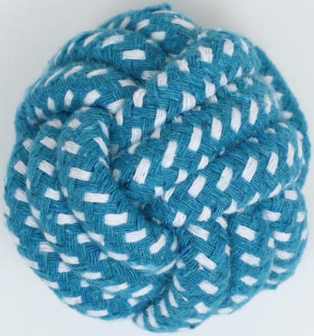 Мячик из каната, до 50 г, 6 см, синий
