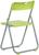 Стул складной на металлическом каркасе, зеленый