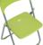 Стул складной на металлическом каркасе, зеленый