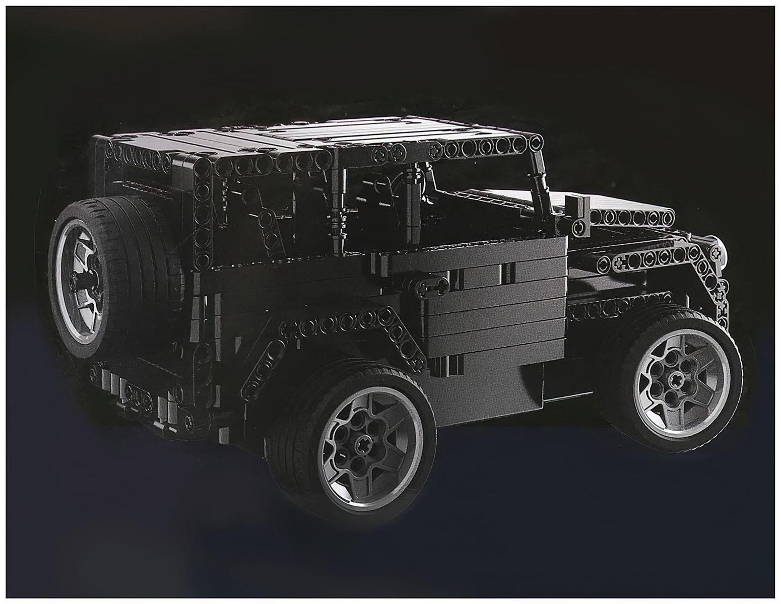 Конструктор радиоуправляемый «Джип Гелик», 651 деталь