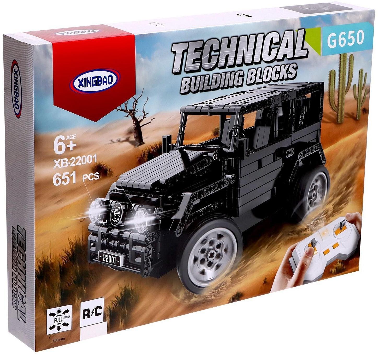 Конструктор радиоуправляемый «Джип Гелик», 651 деталь