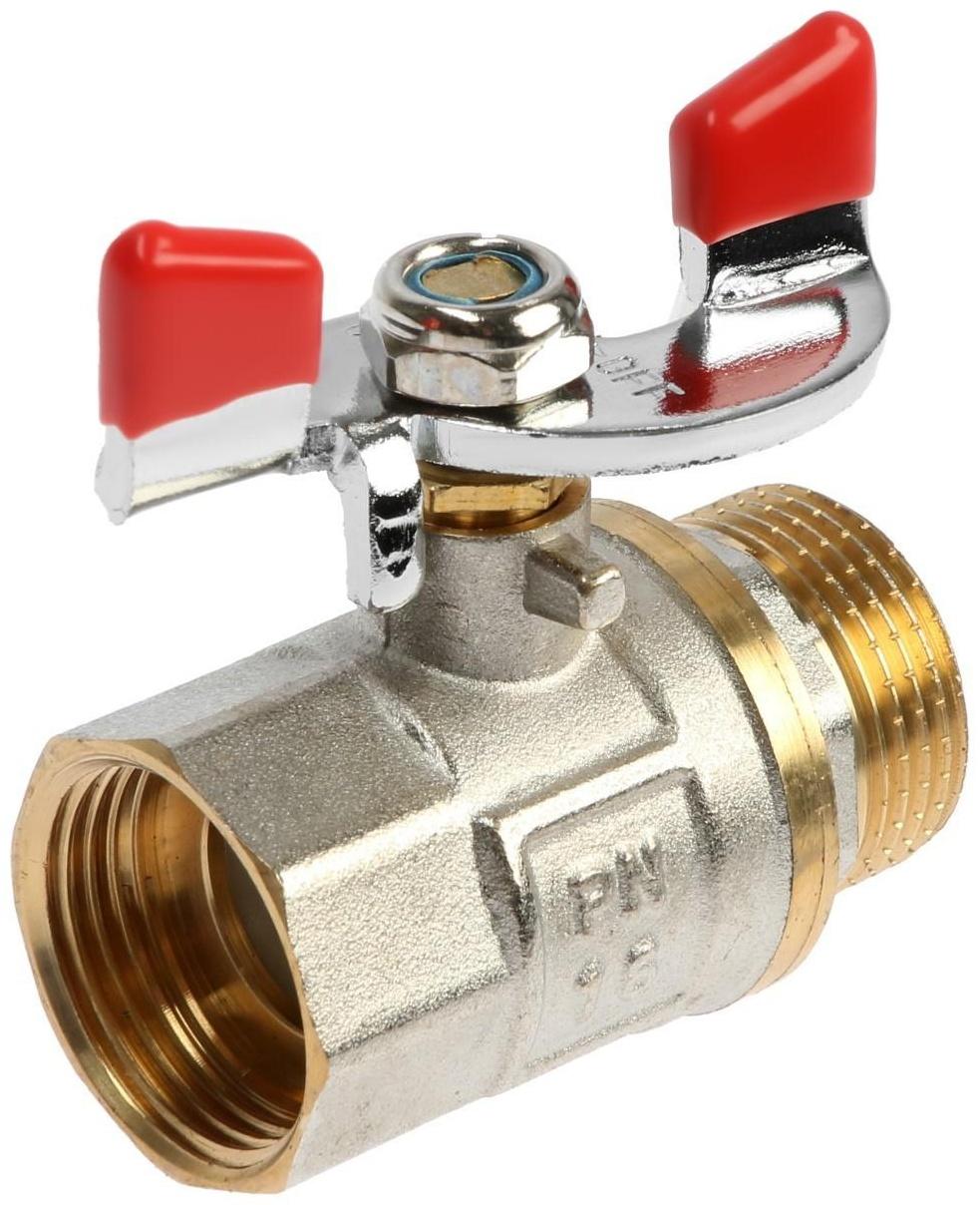 Кран шаровой STT, внутренняя/наружная резьба 3/4