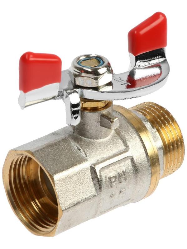 Кран шаровой STT, внутренняя/наружная резьба 3/4