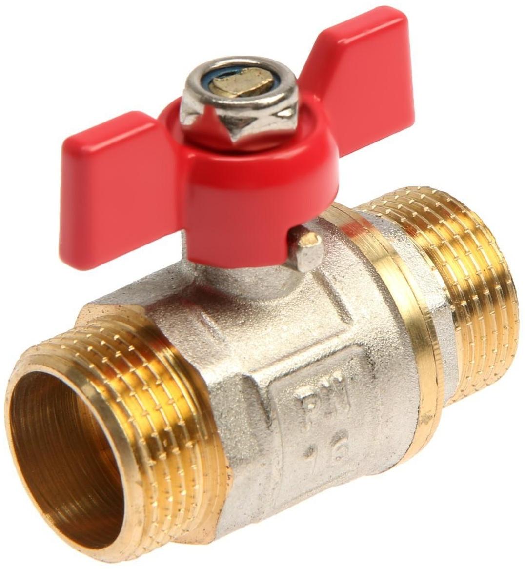 Кран шаровой STT, наружная/наружная резьба 3/4