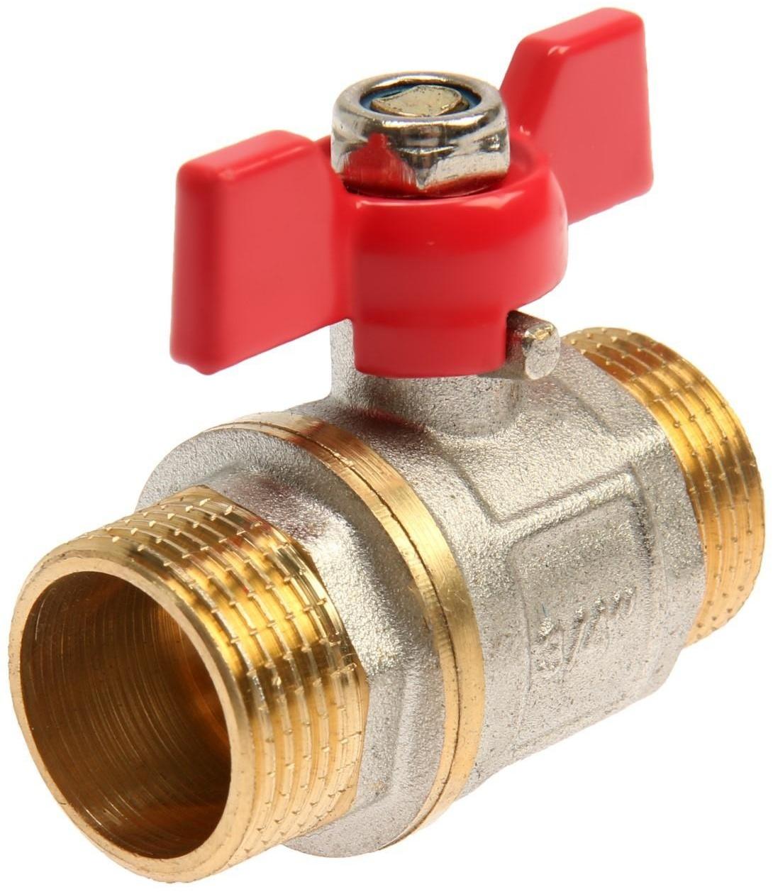Кран шаровой STT, наружная/наружная резьба 3/4