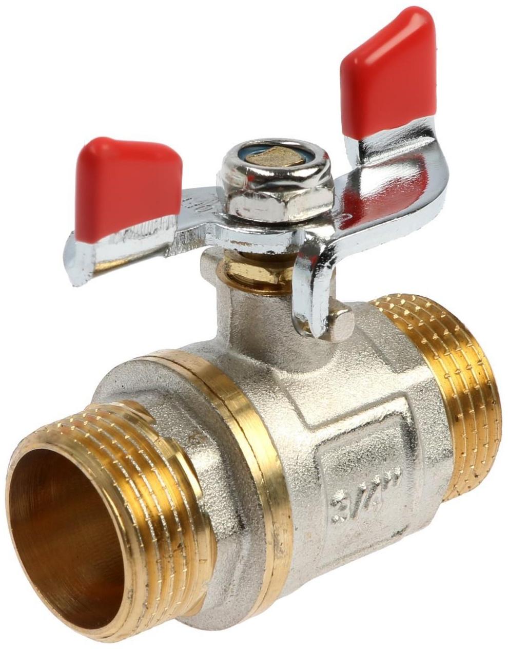 Кран шаровой STT, наружная/наружная резьба 3/4