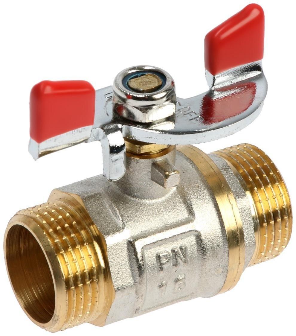 Кран шаровой STT, наружная/наружная резьба 3/4