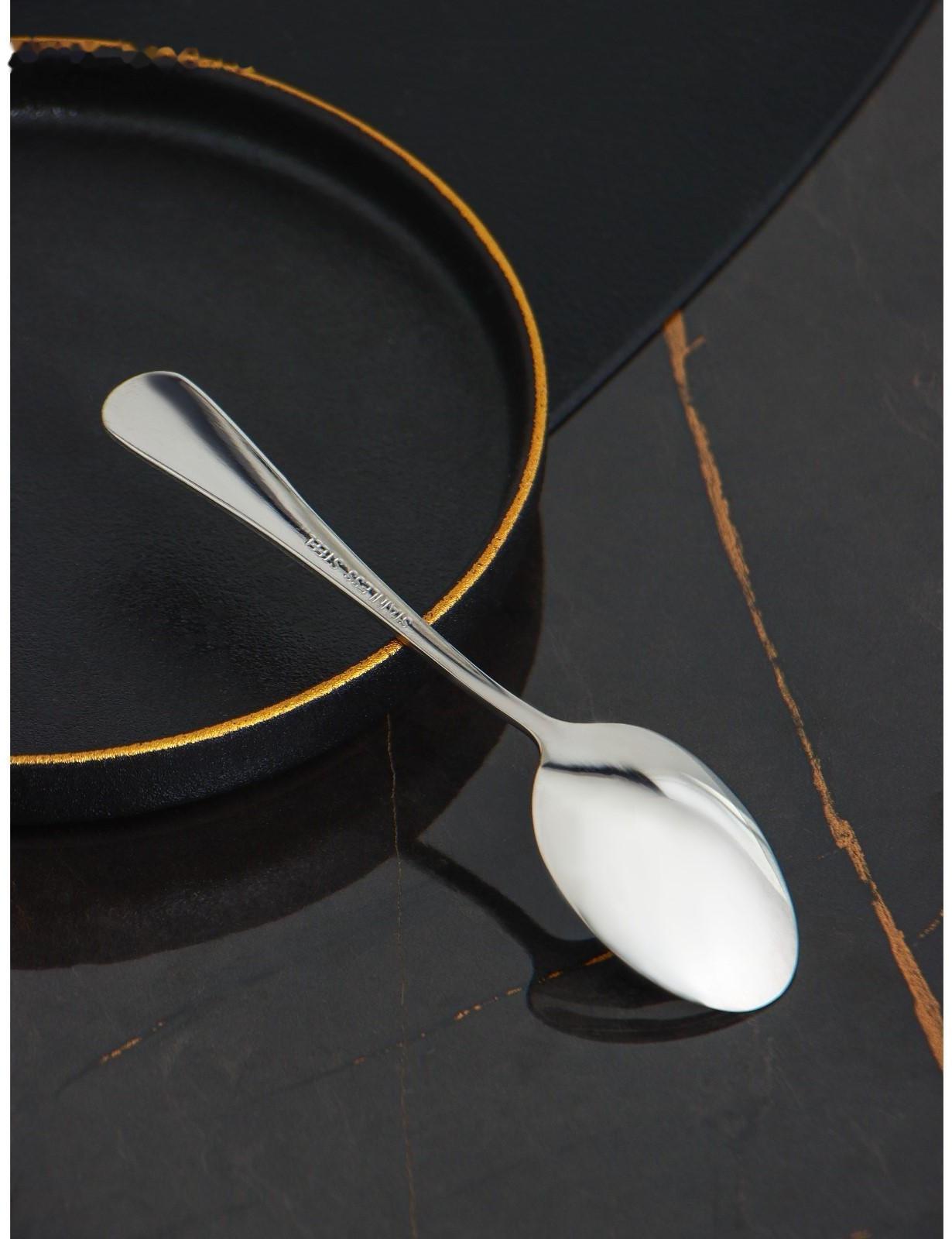 Набор ложек чайных из нержавеющей стали Доляна, h=13,7 см, толщина 2 мм, 410 сталь, 3 шт