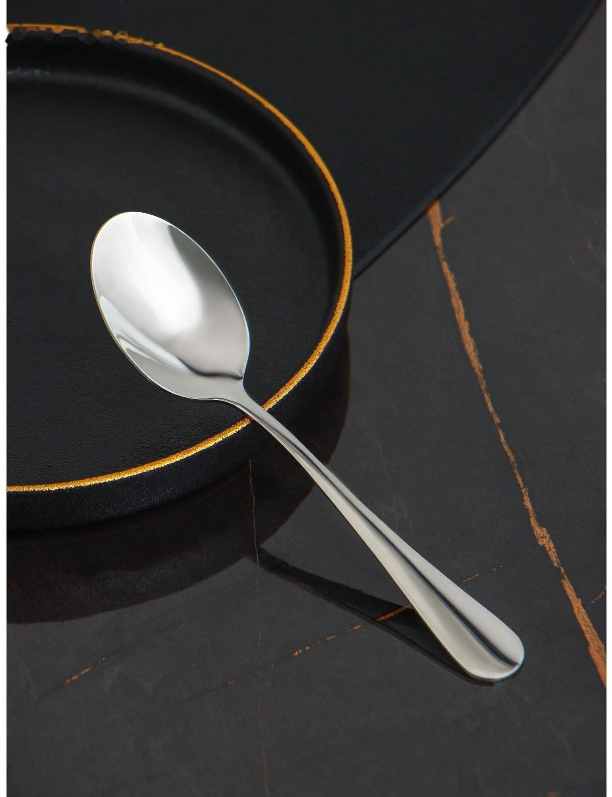 Набор ложек чайных из нержавеющей стали Доляна, h=13,7 см, толщина 2 мм, 410 сталь, 3 шт