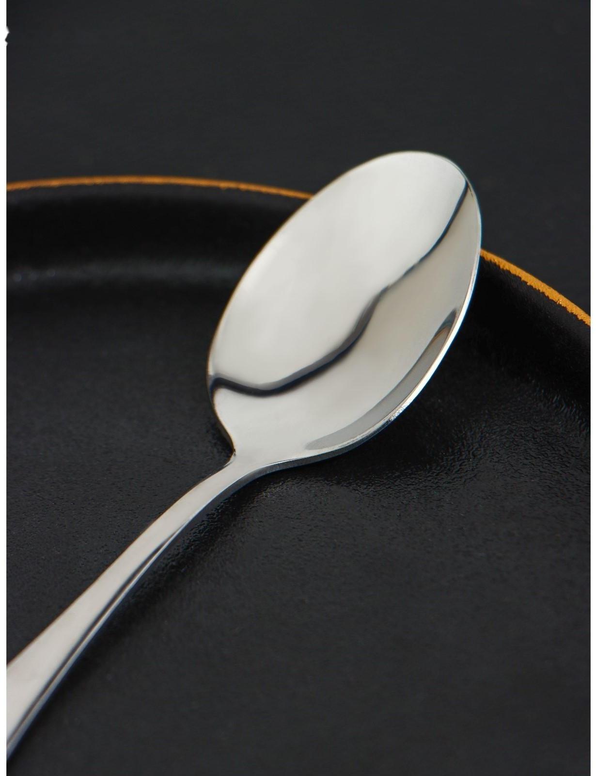 Набор ложек чайных из нержавеющей стали Доляна, h=13,7 см, толщина 2 мм, 410 сталь, 3 шт