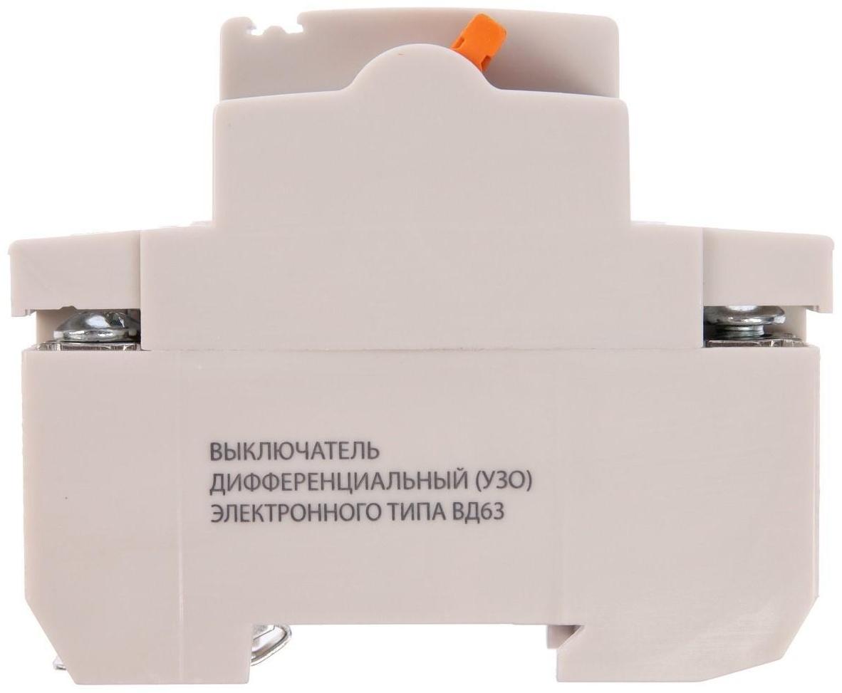 УЗО TDM ВД63, 2п, 63 А, 300 мА, электронное, SQ0220-0024