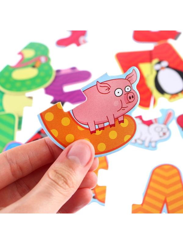 Макси-пазлы «Синий трактор: от А до Я»