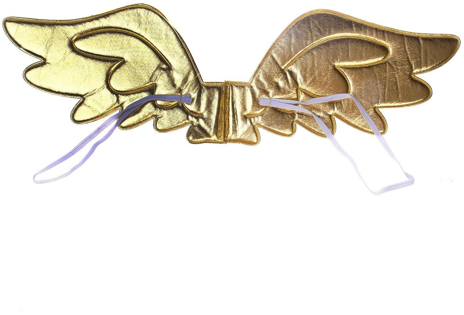 Карнавальные крылья «Ангел», цвет золотой