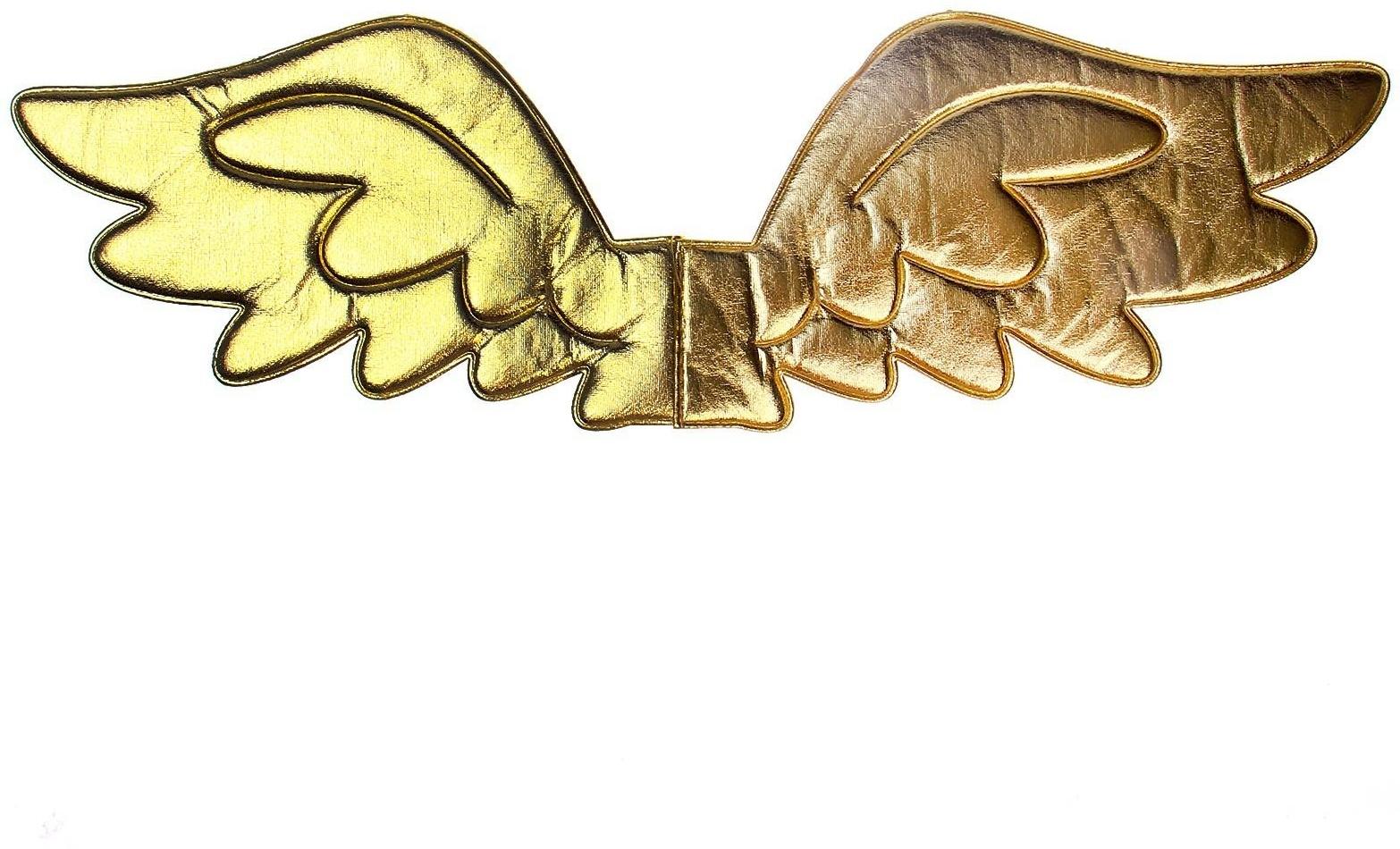 Карнавальные крылья «Ангел», цвет золотой