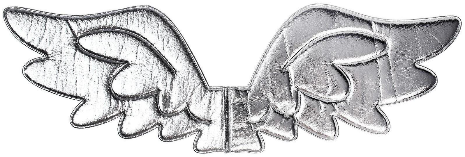 Карнавальные крылья «Ангел», цвет серебряный