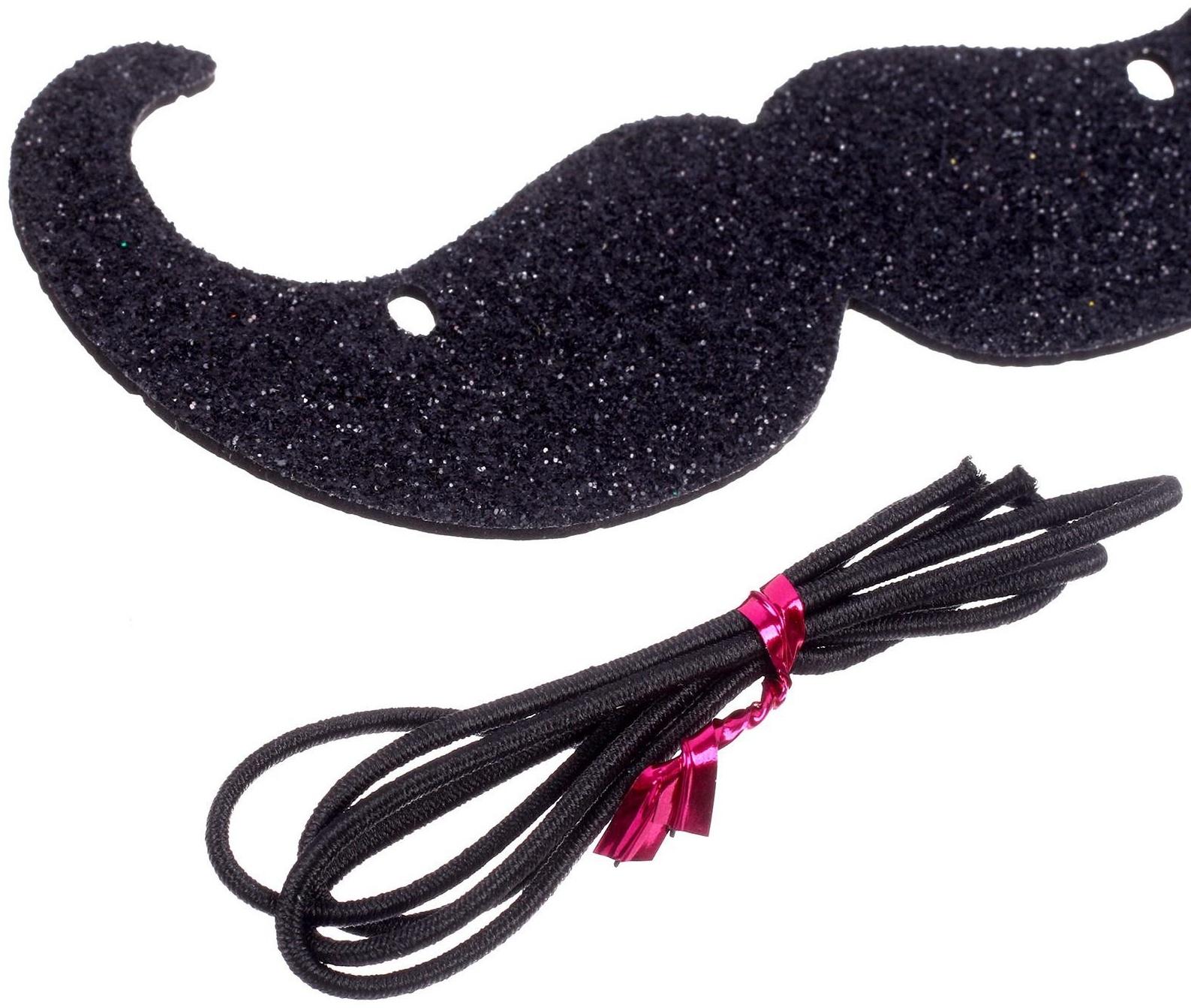 Карнавальные усы на резинке