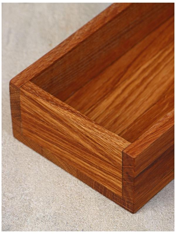 Подставка для столовых приборов и специй Adelica, 27×10×5 см, дуб