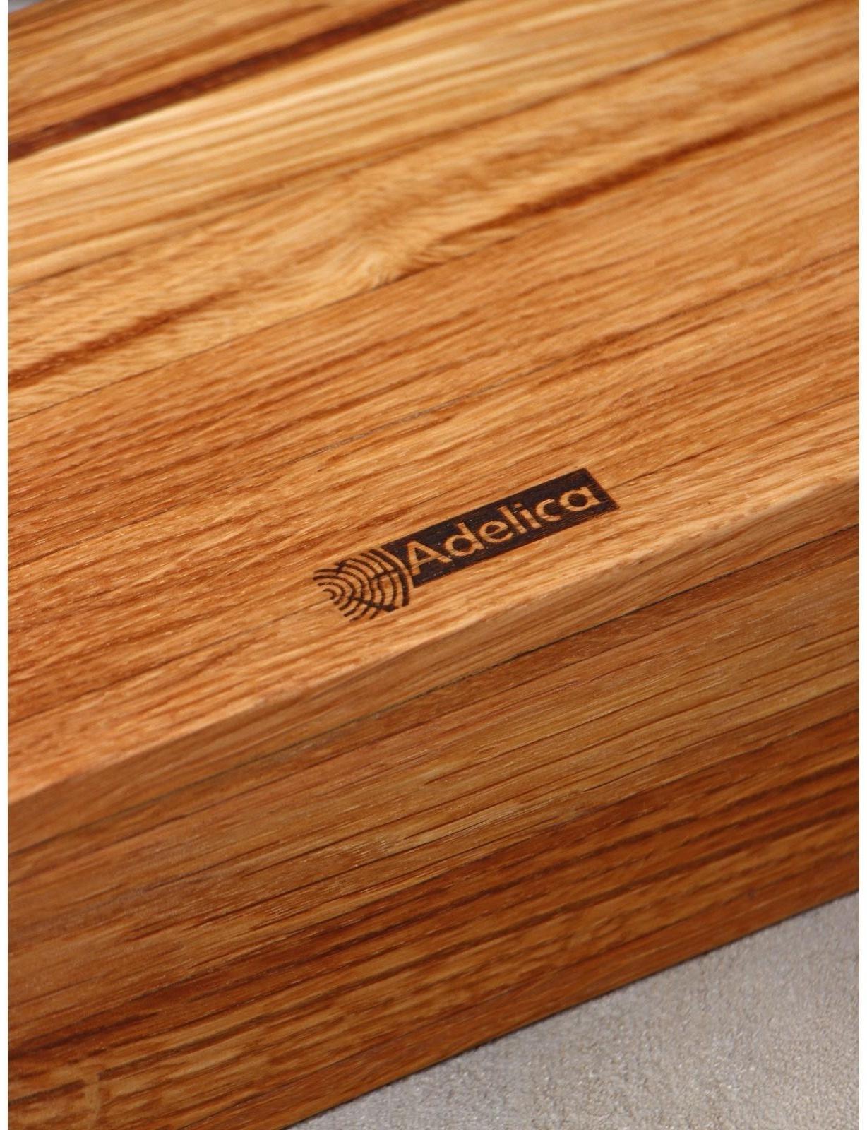 Подставка - салфетница Adelica, 21,5×15×7,5 см, дуб