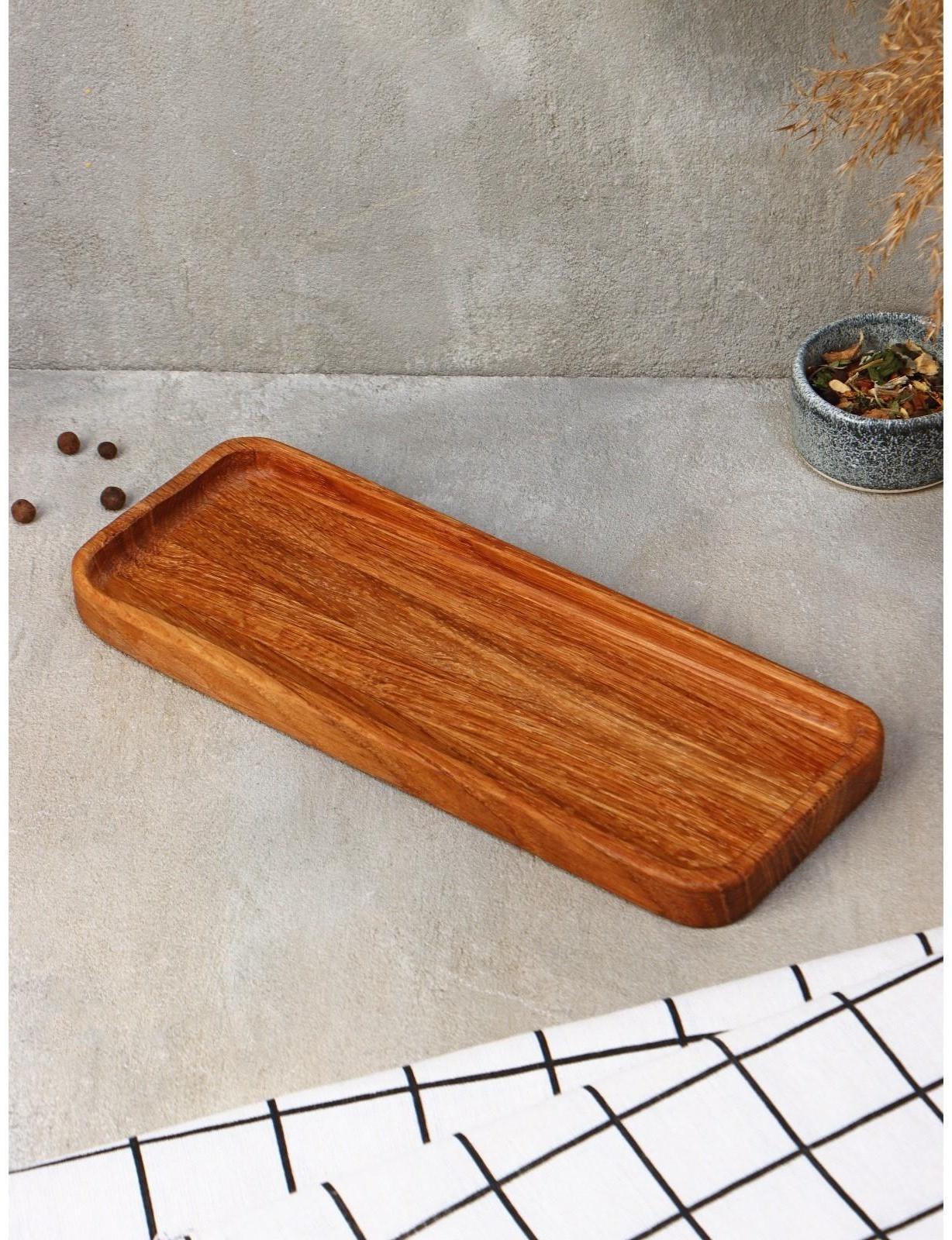 Подставка для столовых приборов и специй «Делия», 28×11×2 см, дуб