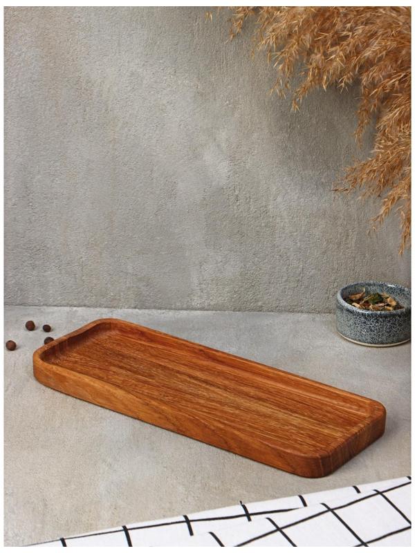 Подставка для столовых приборов и специй «Делия», 28×11×2 см, дуб