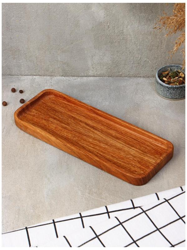 Подставка для столовых приборов и специй «Делия», 28×11×2 см, дуб