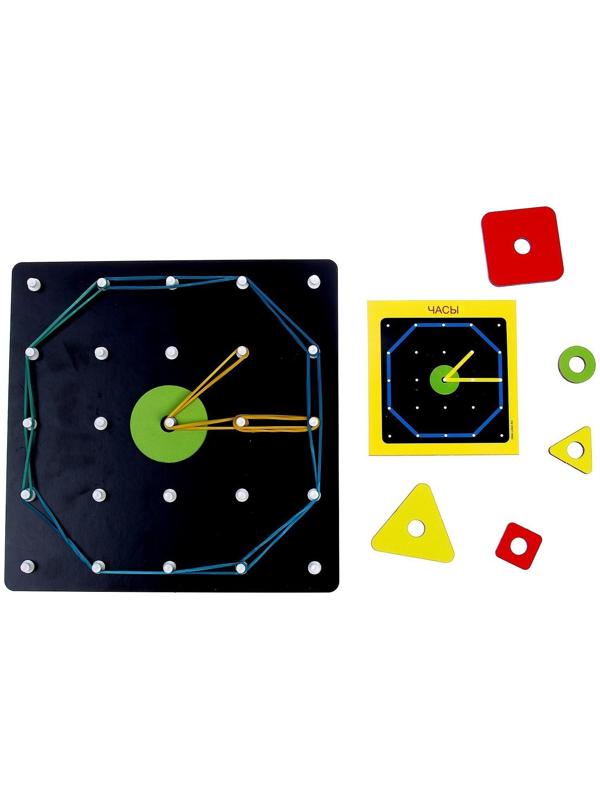 Геоборд с геометрическими фигурами