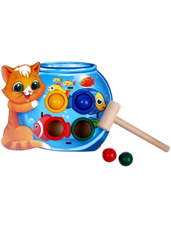 Стучалка «Котик с рыбками»