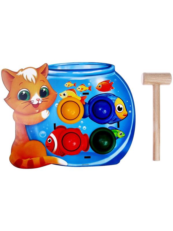 Стучалка «Котик с рыбками»