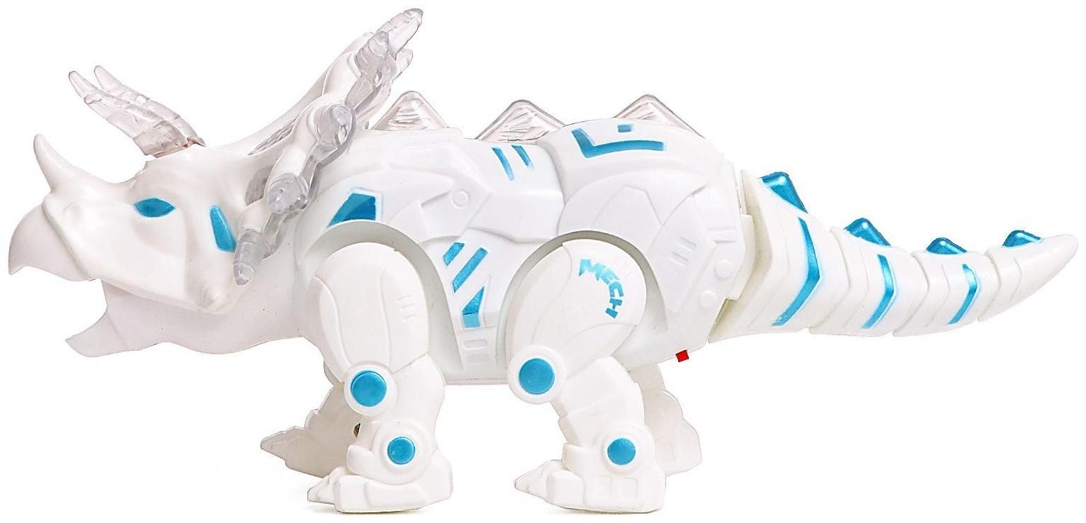 Робот-динозавр Dinorex, световые и звуковые эффекты, пускает дым