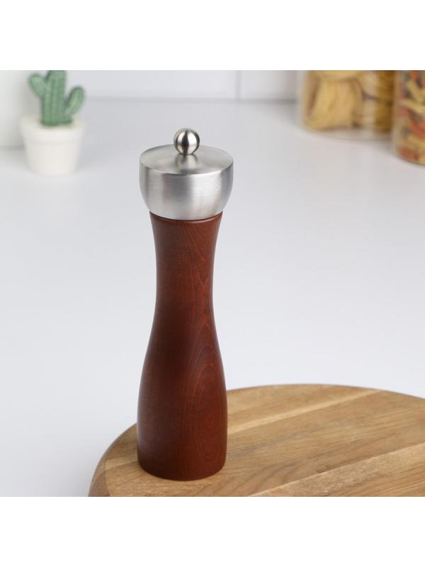 Мельница для специй Caven, керамический механизм, 20,3 см, цвет коричневый